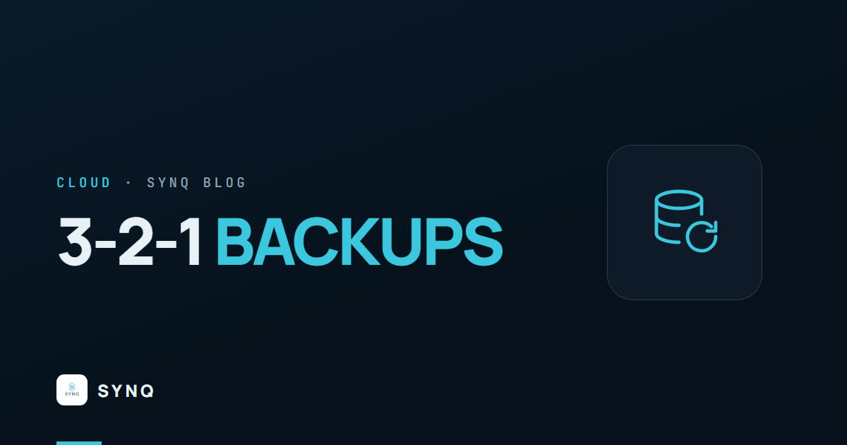 The 3-2-1 Backup Rule: A Simple Plan to Protect Your Data